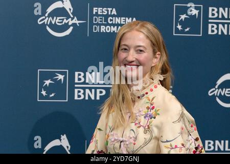 Rom, Italien. Oktober 2024. Alba Rohrwacher nimmt am 25. Oktober 2024 im Auditorium Parco Della Musica in Rom Teil. Quelle: Live Media Publishing Group/Alamy Live News Stockfoto