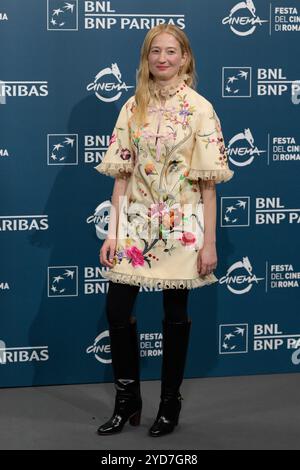 Rom, Italien. Oktober 2024. Alba Rohrwacher nimmt am 25. Oktober 2024 im Auditorium Parco Della Musica in Rom Teil. Quelle: Live Media Publishing Group/Alamy Live News Stockfoto