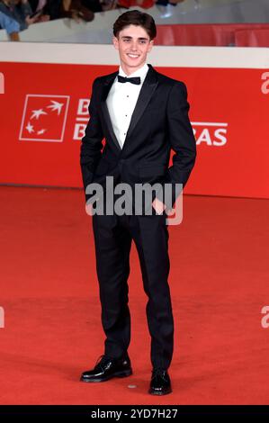 Andrea Arru bei der Premiere des Kinofilms 'Il Ragazzo dai pantaloni rosa / The Boy with Pink Pants' auf dem 19. Internationales Filmfestival von Rom / Festa del Cinema di Roma 2024 im Auditorium Parco della Musica. Rom, 24.10.2024 Stockfoto