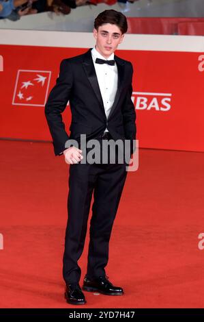 Andrea Arru bei der Premiere des Kinofilms 'Il Ragazzo dai pantaloni rosa / The Boy with Pink Pants' auf dem 19. Internationales Filmfestival von Rom / Festa del Cinema di Roma 2024 im Auditorium Parco della Musica. Rom, 24.10.2024 Stockfoto