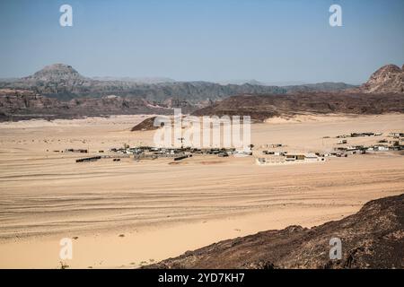 Wüstensiedlung Dahab Egypt sinay. Touristenattraktion Stockfoto