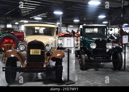 Ausstellung im Branson Auto and Farm Museum in Missouri Stockfoto