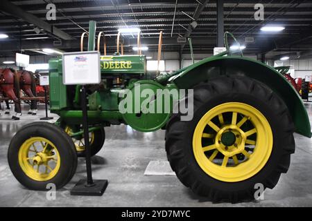 Landwirtschaftsausstellung im Branson Auto and Farm Museum in Branson, Missouri Stockfoto