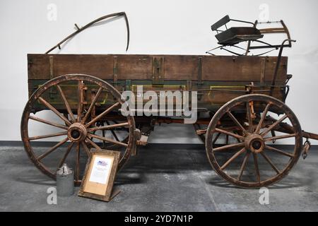 Landwirtschaftsausstellung im Branson Auto and Farm Museum in Branson, Missouri Stockfoto