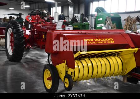 Landwirtschaftsausstellung im Branson Auto and Farm Museum in Branson, Missouri Stockfoto