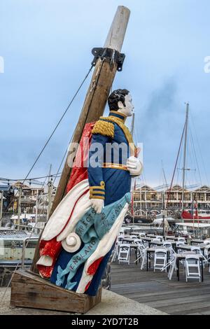 Kapstadt Südafrika Uhrenturm Stockfoto