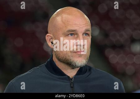 Leipzig, Deutschland. Oktober 2024. Deutschland, Sachsen, Leipzig, Champions League RB Leipzig gegen FC Liverpool, CHL, UCL, Spieltag, Saison 2024/2025, RB Arena, f.l. im Bild: Sportdirektor Rouven Schroeder 23.10.2024, Credit: HMB Media/Alamy Live News Stockfoto