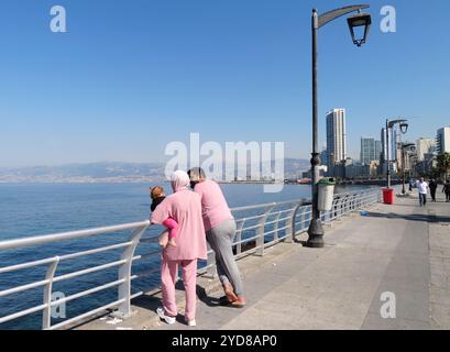 Beirut, Libanon. Oktober 2024. Daily Life in Beirut, Libanon, 25. Oktober 2024. (Foto: Elisa Gestri/SIPA USA) Credit: SIPA USA/Alamy Live News Stockfoto