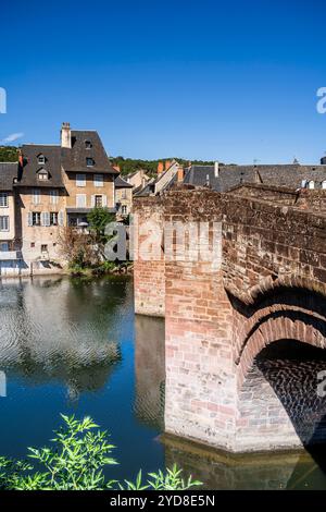 Espalion, Frankreich Stockfoto