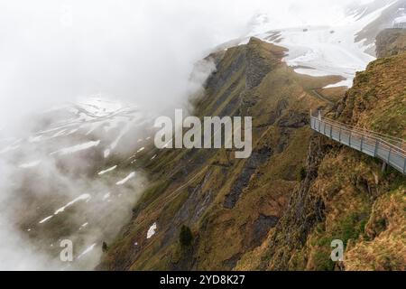 Grindelwald erste Klippenwanderung Stockfoto