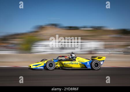 PIETRO FITTIPALDI (30) aus Miami, Florida, übt für den Firestone Grand Prix von Monterey auf dem WeatherTech Raceway Laguna Seca in Salinas, CA. Stockfoto