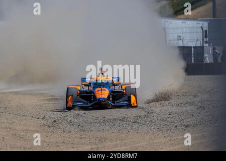 NOLAN SIEGEL (78) aus Palo Alto, Kalifornien, übt für den Firestone Grand Prix von Monterey auf dem WeatherTech Raceway Laguna Seca in Salinas, CA. Stockfoto