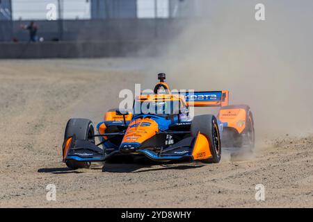 NOLAN SIEGEL (78) aus Palo Alto, Kalifornien, übt für den Firestone Grand Prix von Monterey auf dem WeatherTech Raceway Laguna Seca in Salinas, CA. Stockfoto