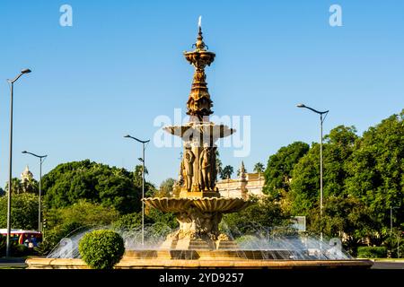 Fuente de las Cuatro Estaciones (Brunnen der vier Jahreszeiten), Sevilla, Andalusien, Spanien. Stockfoto