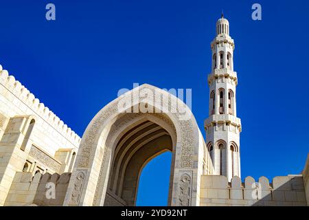 Sultan-Qaboos-Moschee in Maskat Stockfoto