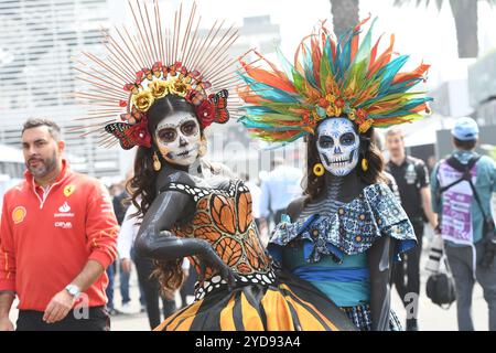 Mexiko-Stadt, Mexiko-Stadt, Mexiko. Oktober 2024. LAS CATRINAS. Während des Trainings auf der Rennstrecke von Hermanos Rodriguez des Formel-1-Grand-Prix von Mexiko (Foto: © Jorge Nunez/ZUMA Press Wire) NUR REDAKTIONELLE VERWENDUNG! Nicht für kommerzielle ZWECKE! Quelle: ZUMA Press, Inc./Alamy Live News Stockfoto