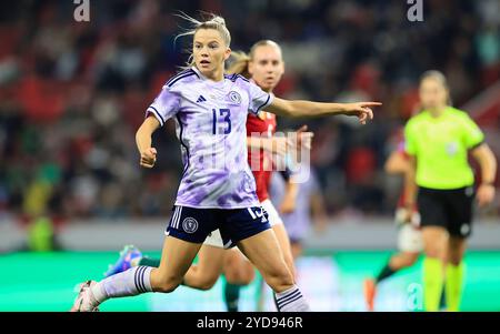 UNGARN, Budapest: Europameisterschaft der Frauen 2025, UNGARN-SCHOTTLAND, Brogan Hay (SC) Credit: Gabriella Barbara/Alamy Live News Stockfoto