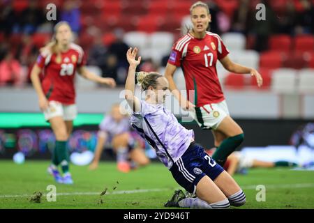 UNGARN, Budapest: Europameisterschaft der Frauen 2025, UNGARN-SCHOTTLAND, Martha Thomas (SC) Credit: Gabriella Barbara/Alamy Live News Stockfoto