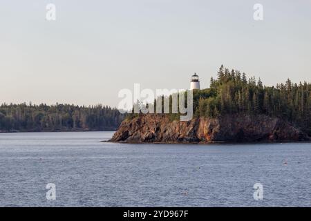 Owl's Head Lighthouse in Rockland Maine Stockfoto