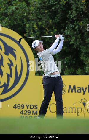 Kuala Lumpur, Malaysia. Oktober 2024. Die renommierte Maybank Championship kehrt zum zweiten Mal in Folge mit brüllendem Geist zurück. 78 Spieler kämpfen vom 24. Bis 27. Oktober 2024 im Kuala Lumpur Golf & Country Club um die Tiger Trophy. Quelle: SOPA Images Limited/Alamy Live News Stockfoto