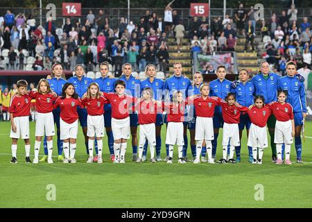 Stadio Tre Fontane, Rom, Italien. Oktober 2024. Women International Friendly, Italien gegen Malta; die Startposition von Italy Credit: Action Plus Sports/Alamy Live News Stockfoto