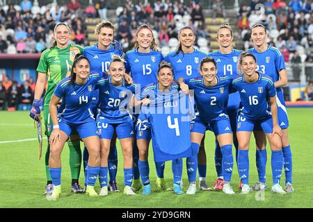 Stadio Tre Fontane, Rom, Italien. Oktober 2024. Women International Friendly, Italien gegen Malta; die Startposition von Italy Credit: Action Plus Sports/Alamy Live News Stockfoto