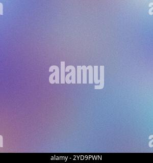 Abstrakter Hintergrund mit körniger Textur und einem glatten Verlauf von violetten und blauen Tönen Stockfoto