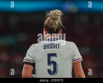 London, Großbritannien. Oktober 2024. Millie Bright (5 England) während des Internationalen Frauenspiels zwischen England und Deutschland im Wembley Stadium in London, England am Freitag, den 25. Oktober 2024. (Claire Jeffrey/SPP) Credit: SPP Sport Press Photo. /Alamy Live News Stockfoto