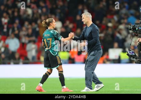 Wembley Stadium, London, Großbritannien. Oktober 2024. Frauen International Football freundlich, England versus Deutschland; Credit: Action Plus Sports/Alamy Live News Stockfoto