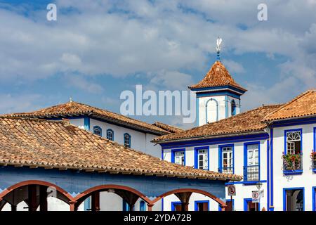 Alte Gebäude im Barock- und Kolonialstil Stockfoto