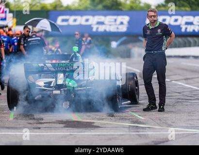 NTT INDYCAR-SERIE: Juli 06 Honda Indy 200 Stockfoto