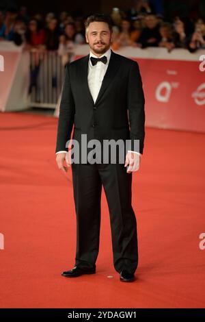 Rom, Italien. Oktober 2024. James Franco besucht den roten Teppich des Films „Hey Jo“ beim Rome Film fest 2024 im Auditorium Parco della Musica. Quelle: SOPA Images Limited/Alamy Live News Stockfoto