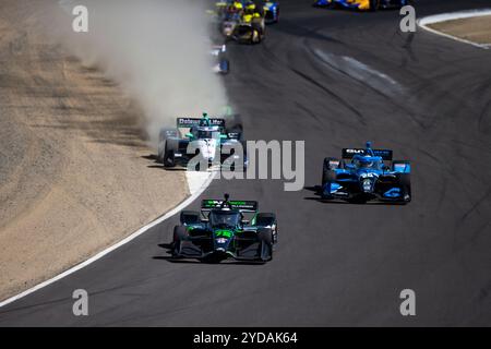 AGUSTIN HUGO CANAPINO (78) aus Arrecifes, Argentinien fährt während des Firestone Grand Prix von Monterey auf dem WeatherTech Raceway Laguna Seca auf der Strecke Stockfoto