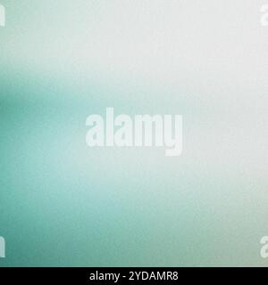 Dezenter Verlauf von oben nach unten auf hellgrünem Hintergrund mit körniger Textur Stockfoto