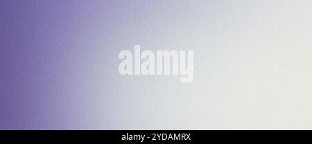 Subtile, körnige Textur auf einem violetten und weißen Farbverlauf Stockfoto