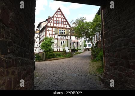 Stadttor in Dilsberg Stockfoto