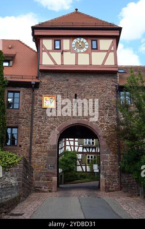 Stadttor in Dilsberg Stockfoto