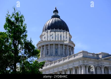 Utah State Capitol Regierungsgebäude Kuppel Stockfoto