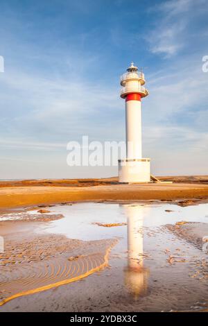 Punta del Fangar, Naturpark Delta de l'Ebre, Tarragona, Spanien Stockfoto