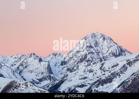 PIC du Midi de Bigorre, La Mongie, Hautes-Pyrénées, Frankreich Stockfoto