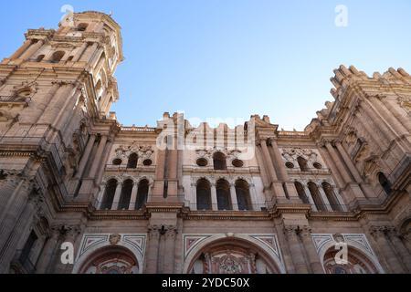 Kathedrale von Malaga - Heilige Kirche, Kathedrale, Basilika der Menschwerdung - in der spanischen Stadt Malaga, Andalusien, Spanien Stockfoto