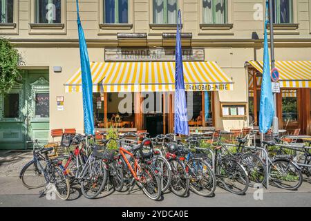 cafÃ Strandbad Mitte, kleine Hamburger Straße, Mitte, Berlin, Deutschland *** Café Strandbad Mitte, kleine Hamburger Straße, Mitte, Berlin, Deutschland Stockfoto