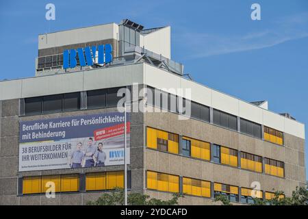 Berliner Werkstätten für Menschen mit Behinderung BWB, Westhafenstraße, Moabit, Mitte, Berlin, Deutschland *** Berliner Werkstätten für Menschen mit Behinderung BWB, Westhafenstraße, Moabit, Mitte, Berlin, Deutschland Stockfoto