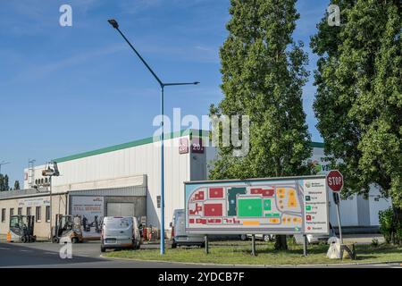 Berliner Großmarkt, Beusselstraße, Moabit, Mitte, Berlin, Deutschland *** Berlin Wholesale Market, Beusselstraße, Moabit, Mitte, Berlin, Deutschland Stockfoto