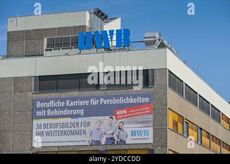 Berliner Werkstätten für Menschen mit Behinderung BWB, Westhafenstraße, Moabit, Mitte, Berlin, Deutschland *** Berliner Werkstätten für Menschen mit Behinderung BWB, Westhafenstraße, Moabit, Mitte, Berlin, Deutschland Stockfoto