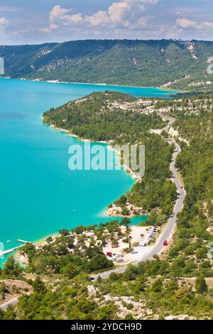 St croix Lake les Gorges du verdon provence frankreich Stockfoto