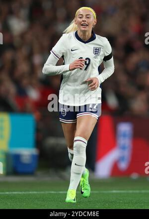 London, Großbritannien. Oktober 2024. Chloe Kelly aus England während des internationalen Freundschaftsspiels im Wembley Stadium, London. Der Bildnachweis sollte lauten: Paul Terry/Sportimage Credit: Sportimage Ltd/Alamy Live News Stockfoto