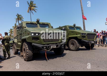 VAE Armored Vehicle, Calidus, MCAV-20, Paraden in Afrika inmitten von Aufständen und Terrorismus Stockfoto