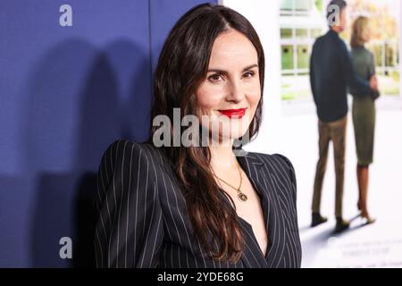 HOLLYWOOD, LOS ANGELES, KALIFORNIEN, USA - 25. OKTOBER: Michelle Dockery kommt beim AFI fest 2024 an – World Premiere Screening von Sony Pictures 'Here', das am 25. Oktober 2024 im TCL Chinese Theatre IMAX in Hollywood, Los Angeles, Kalifornien, USA stattfindet. (Foto: Xavier Collin/Image Press Agency) Stockfoto