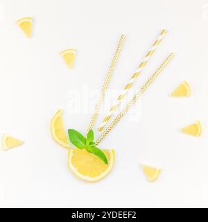 Heiße Sommer-Erfrischung Limonade Idee Stockfoto